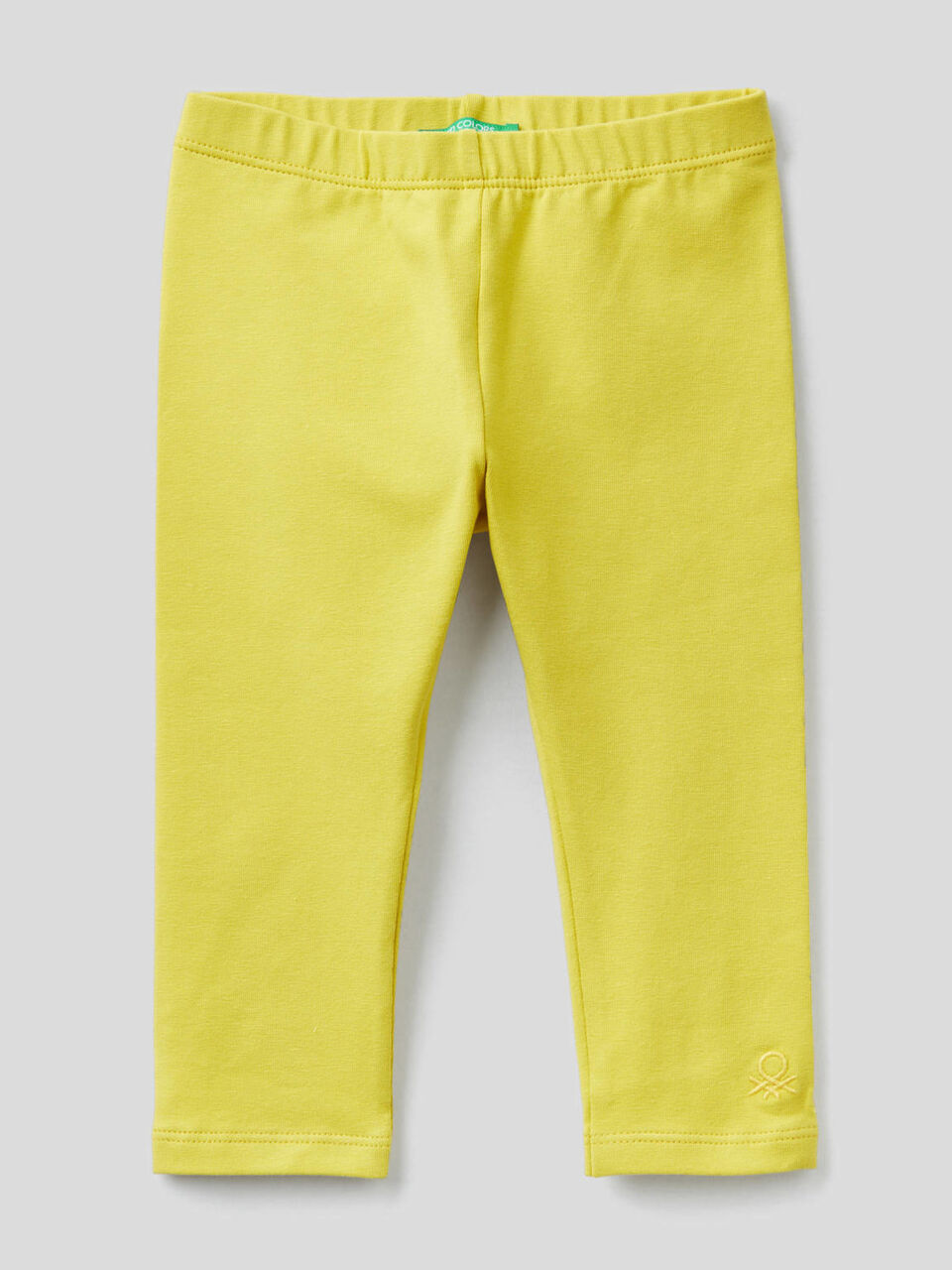 Stretch cotton leggings image number 1
