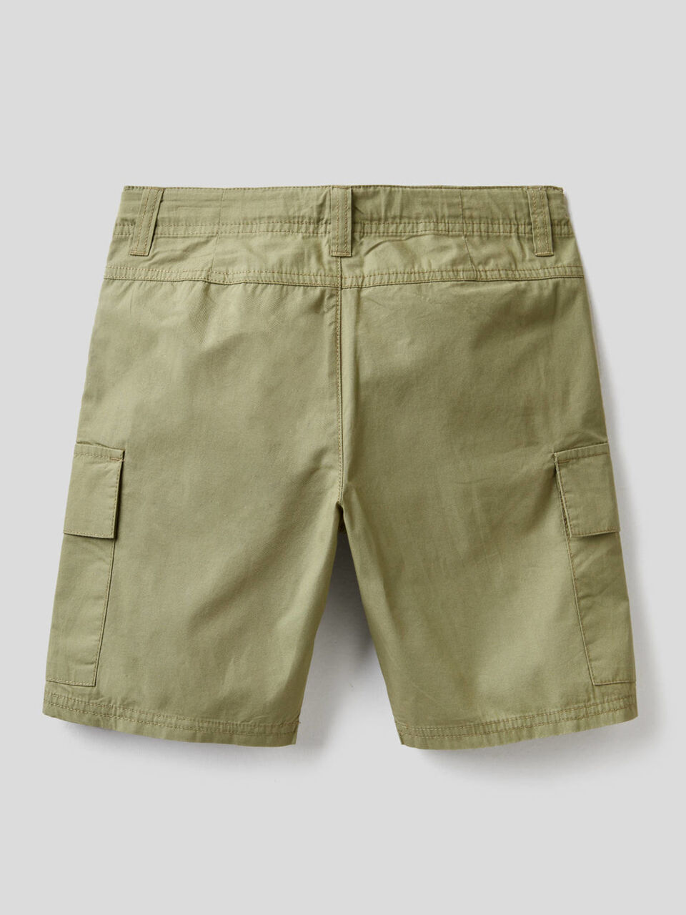 100% cotton cargo bermudas image number 2