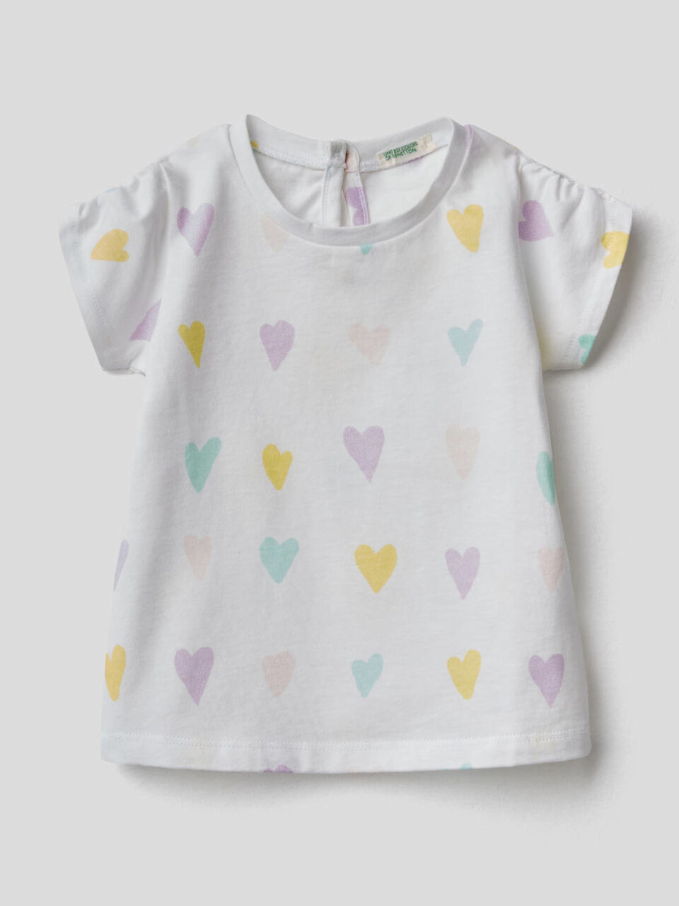 Printed t-shirt in 100% organic cotton image number 1
