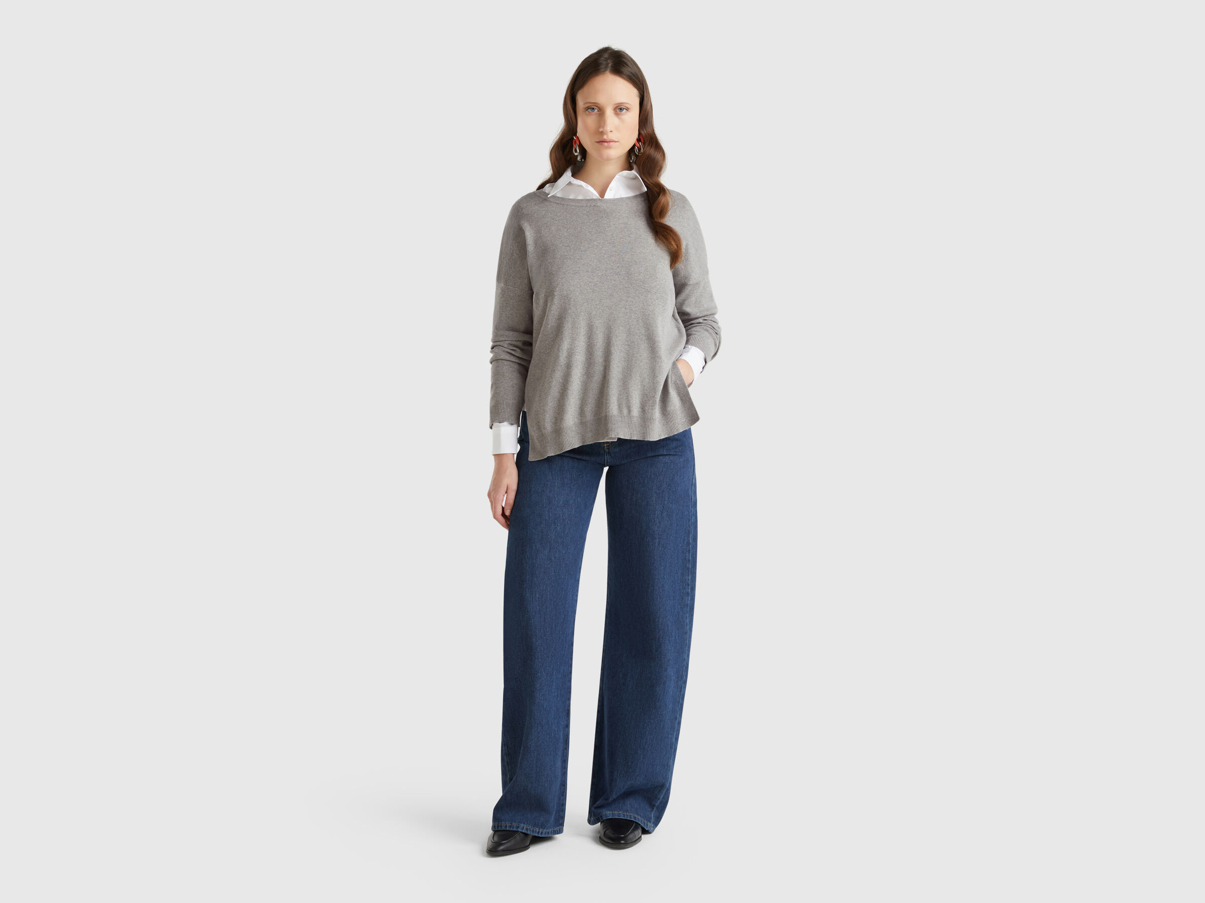 BOAT-NECK SWEAT.L/S Women image number 2