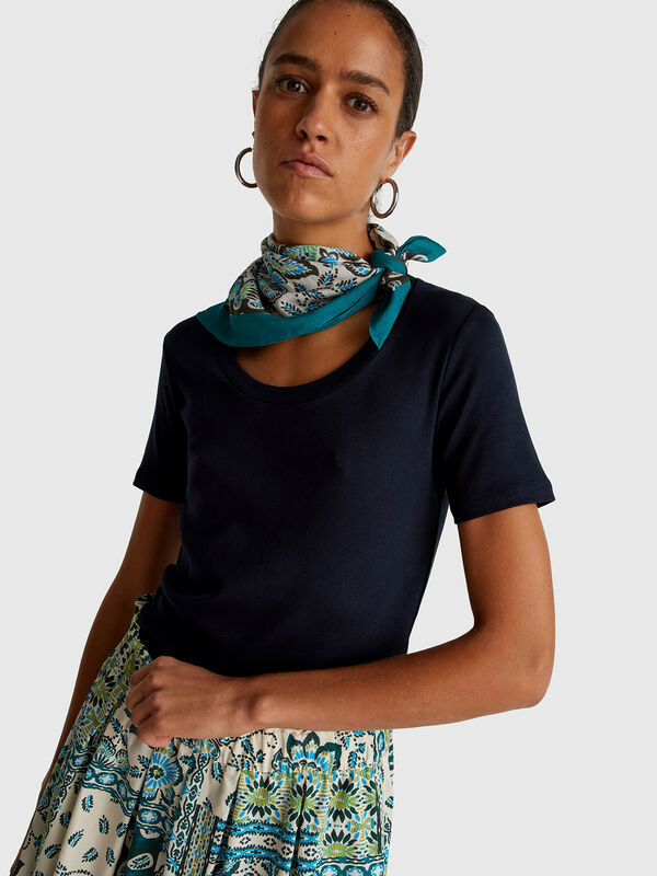 Foulard with bandana print Women