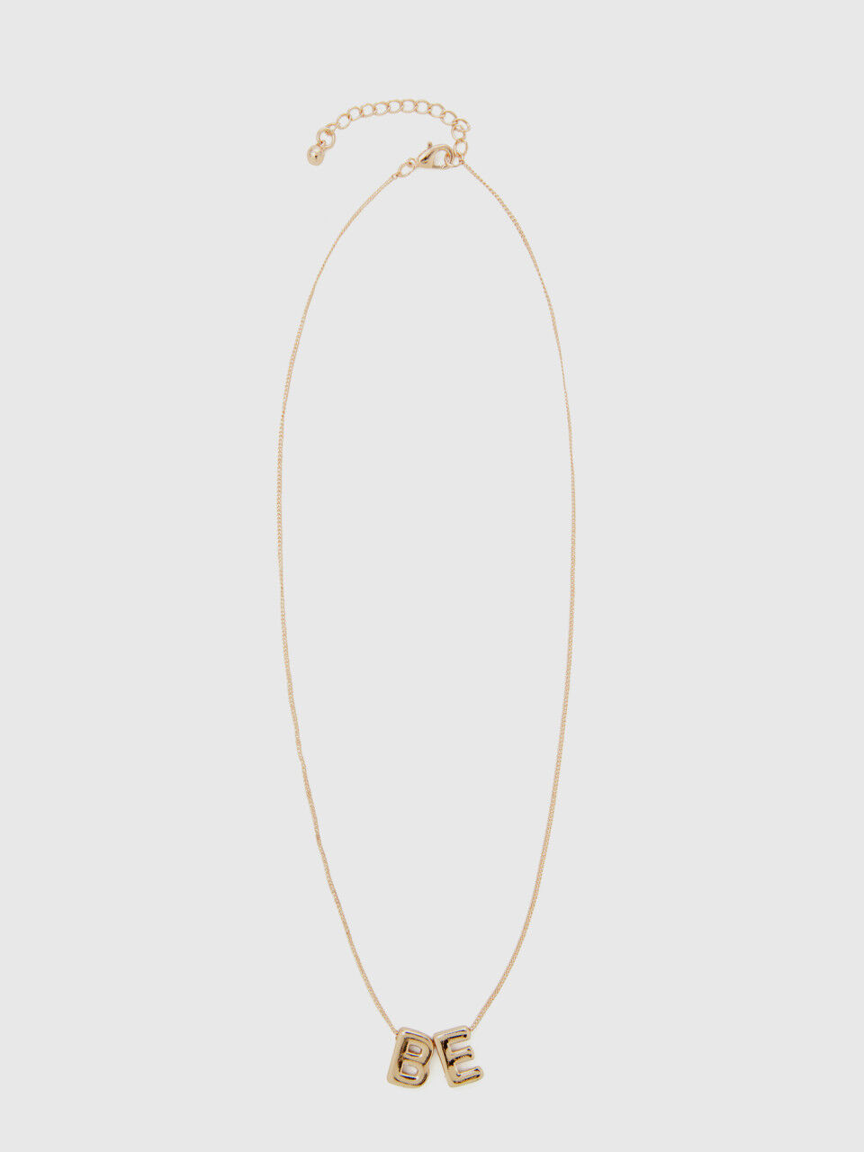 Gold BE necklace