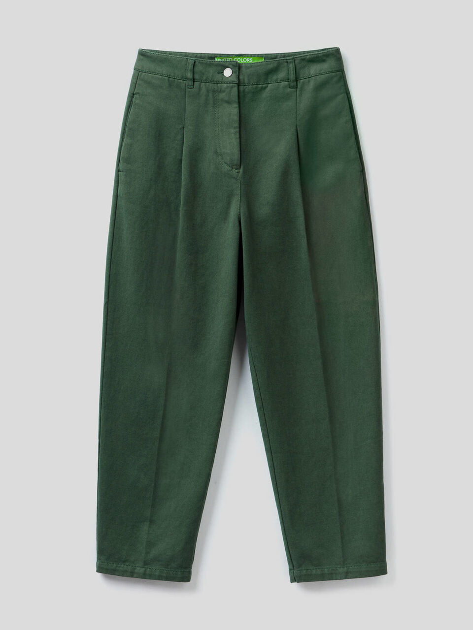 Slouchy trousers in 100% cotton image number 1