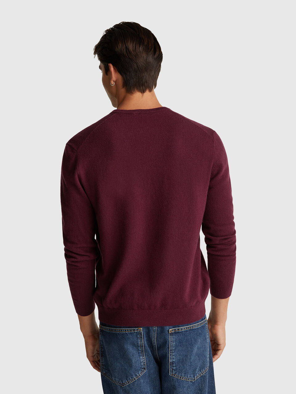 V NECK SWEATER L/S Men image number null