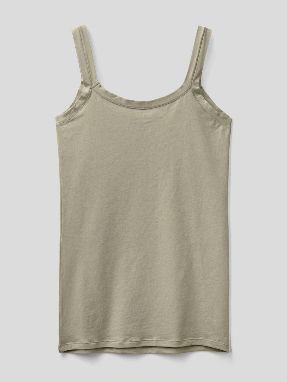 Tank top in super stretch organic cotton image number 2