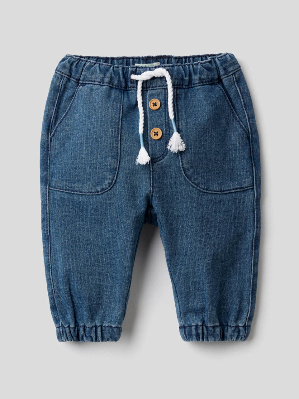 Denim look sweatpants image number 1