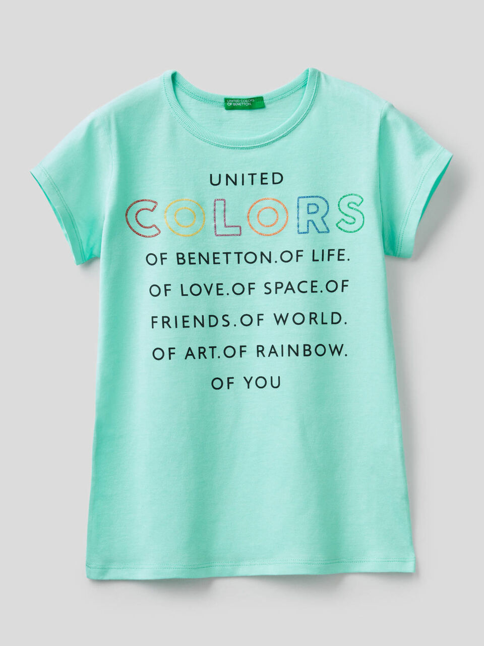 Pure cotton t-shirt with print image number 1