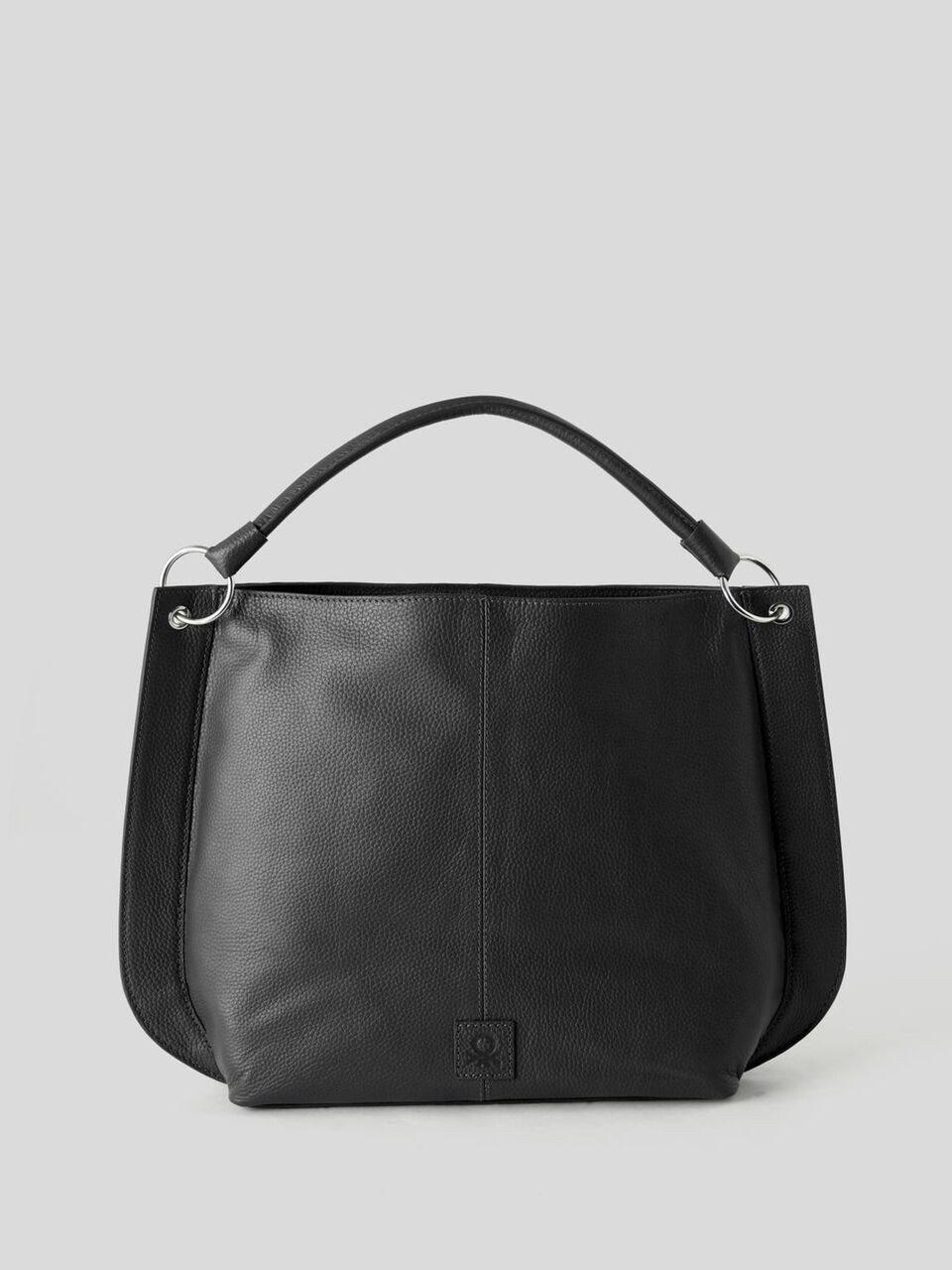 Hobo bag in genuine leather image number 1