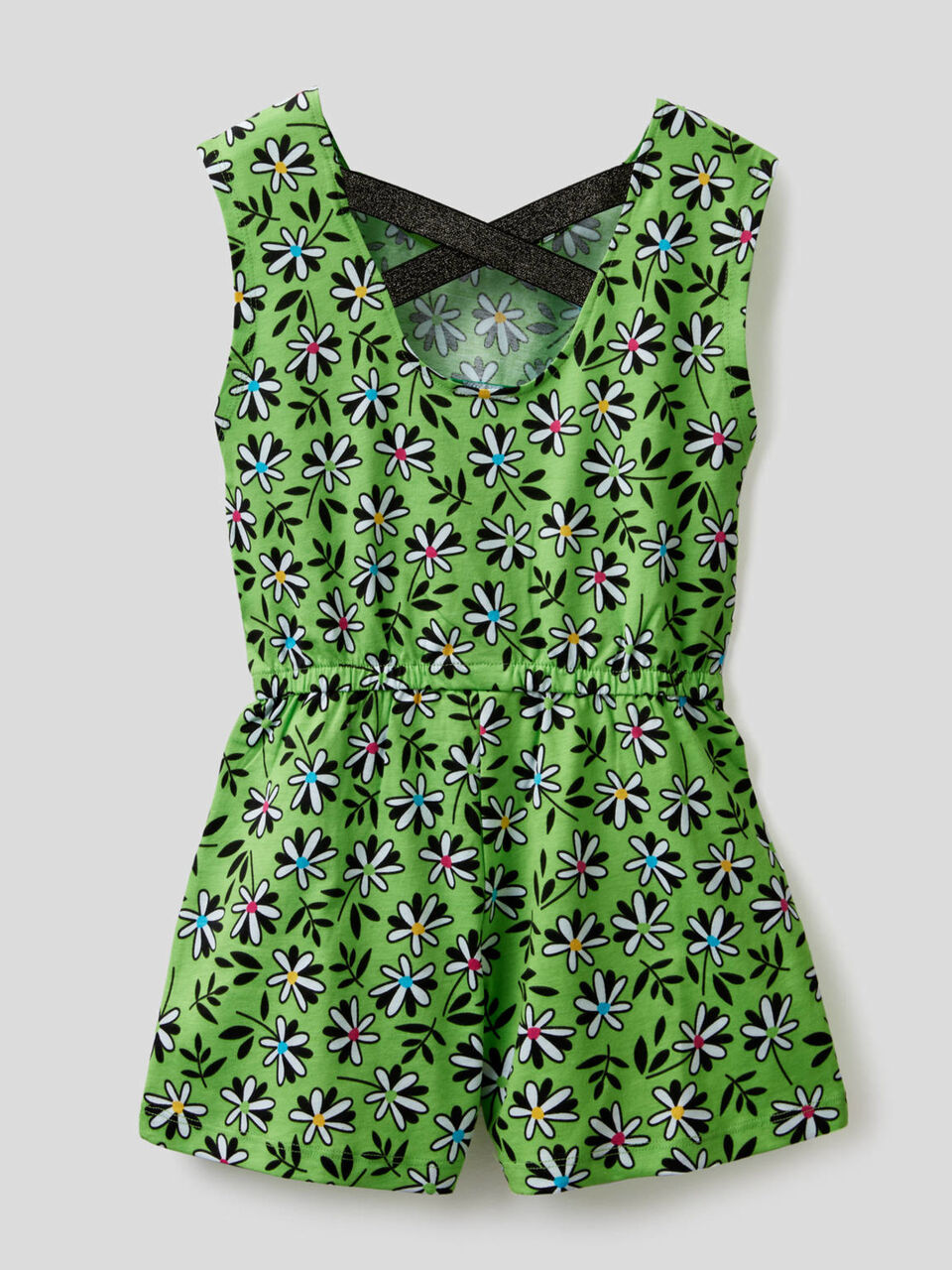 One-piece jumpsuit in pure cotton image number 2