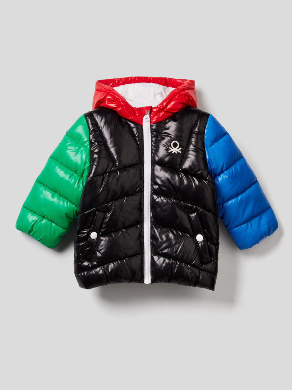 Padded jacket in recycled wadding image number 1