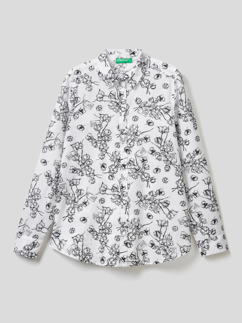 Shirt with allover pattern image number 1