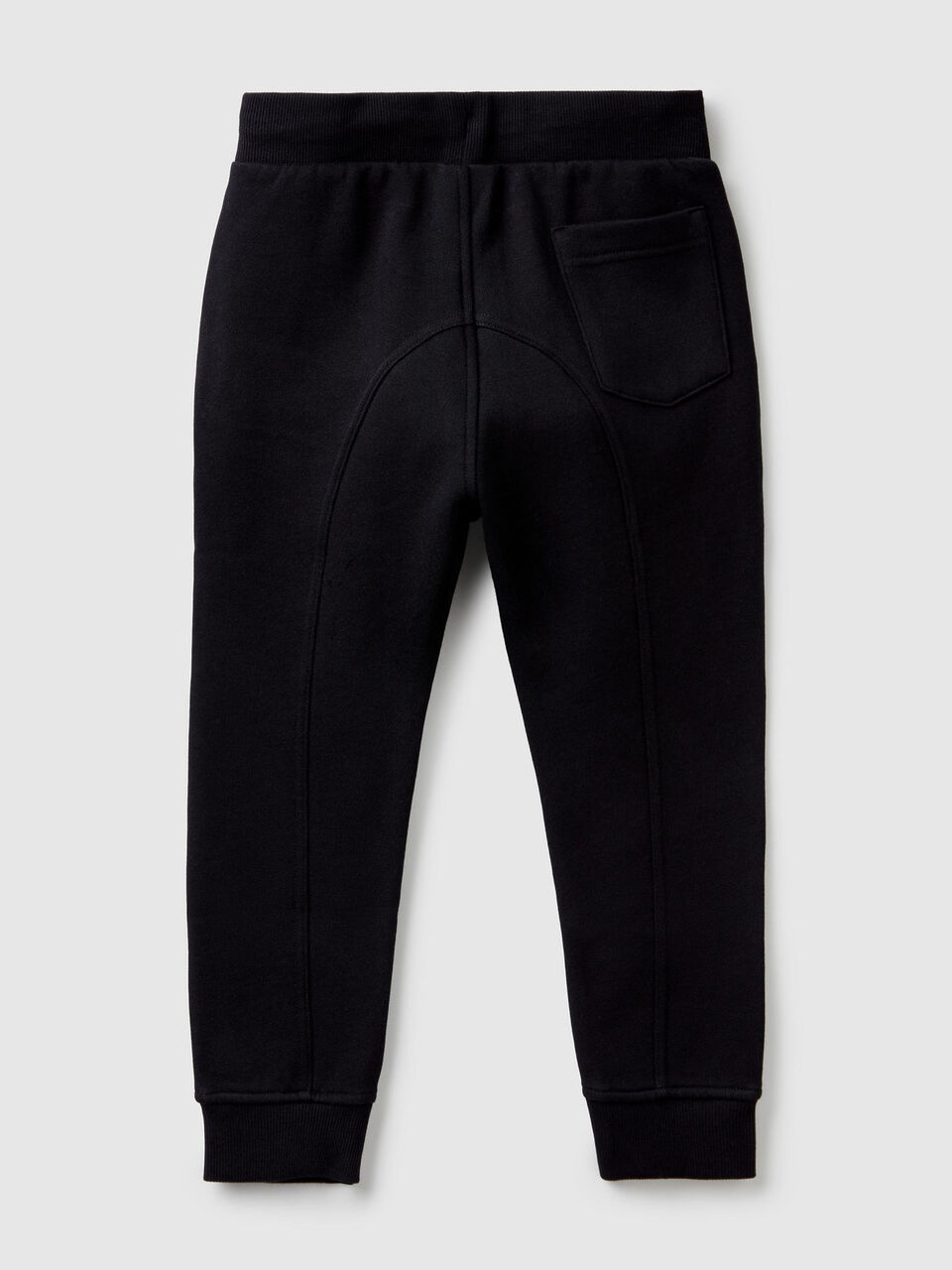 Joggers with embroidery and drawstring image number 2