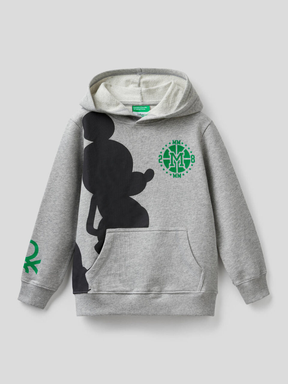 Mickey Mouse print hoodie image number 1