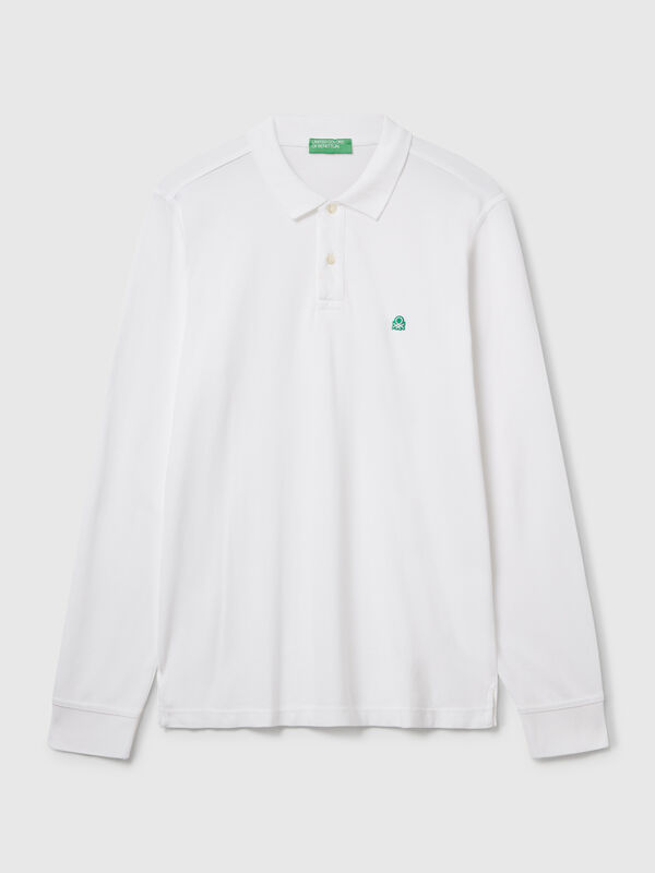 Long sleeve cotton polo  Men