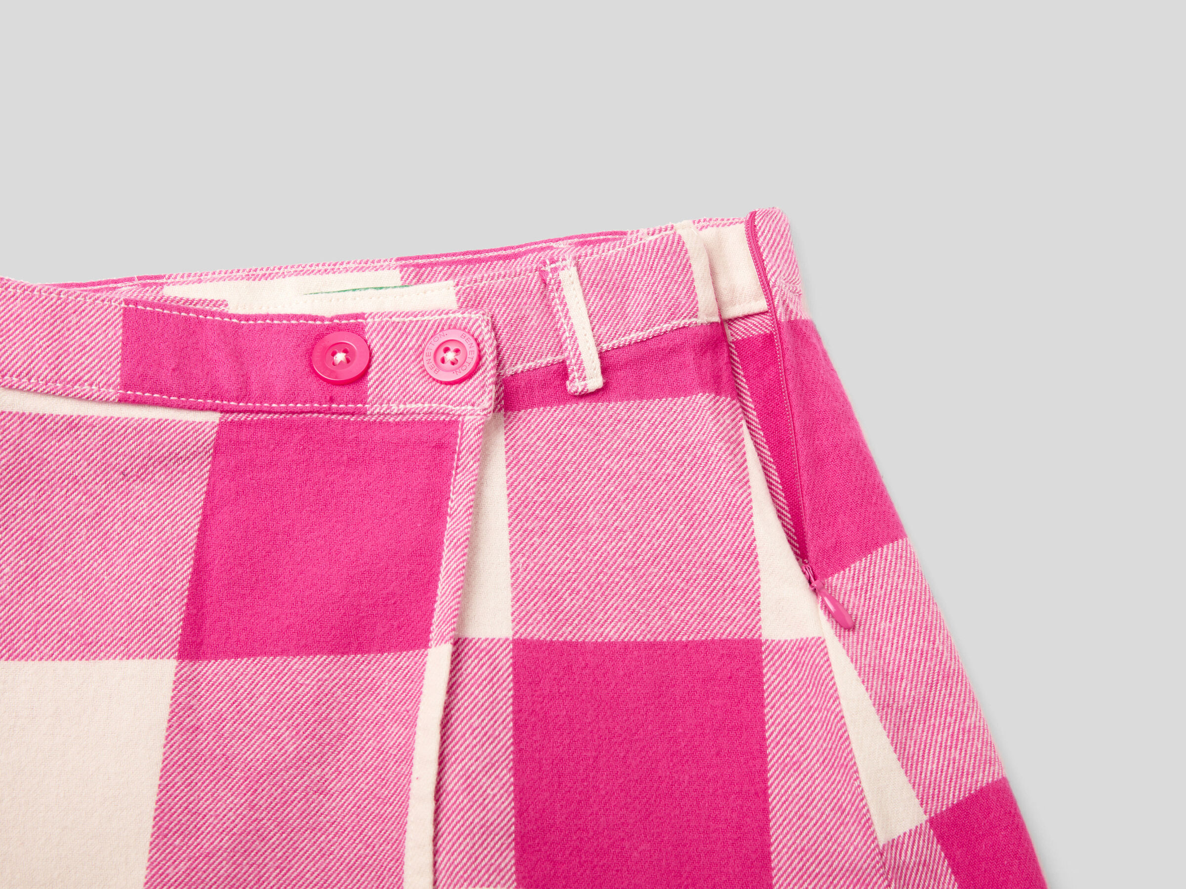 Check wrap skirt image number 2
