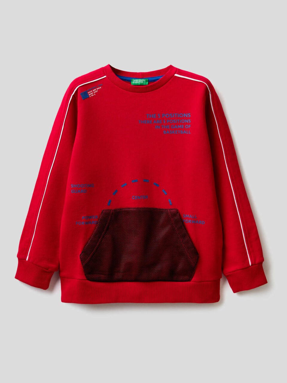 Cotton sweatshirt with front pocket. image number 1