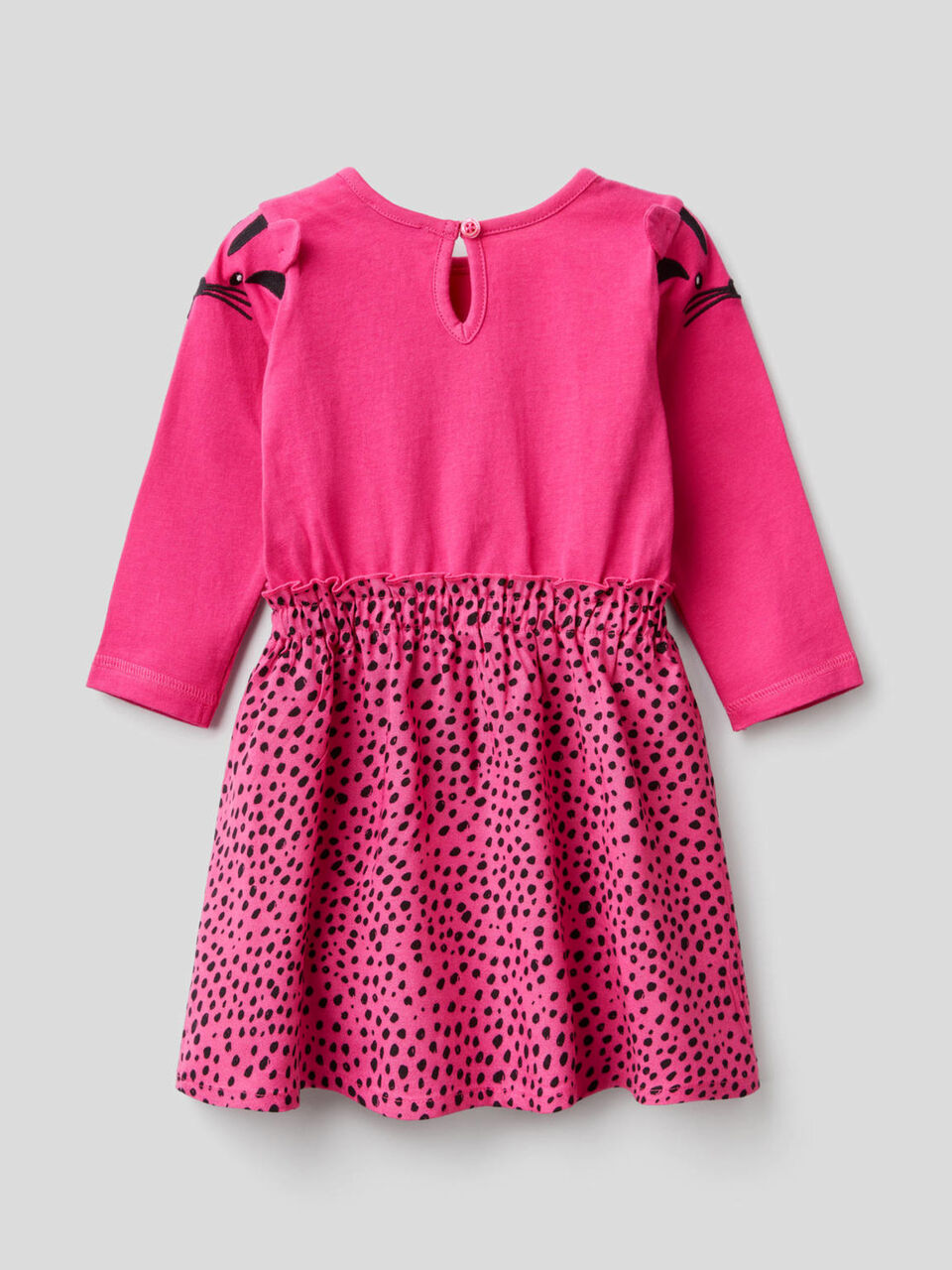 Dress with patterned skirt image number 2