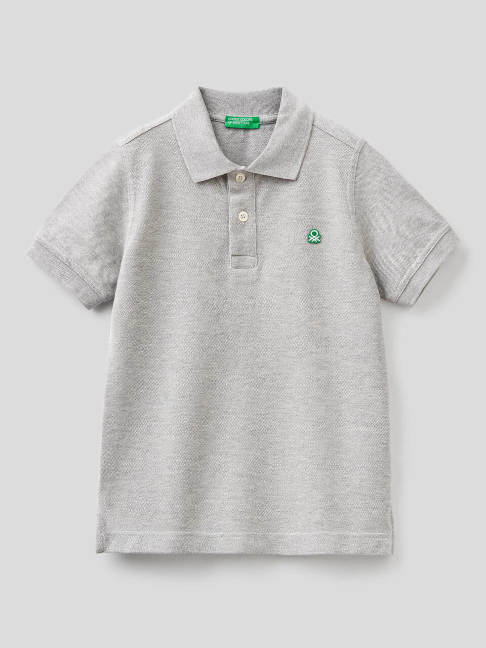 Polo in pure cotton pique image number 1