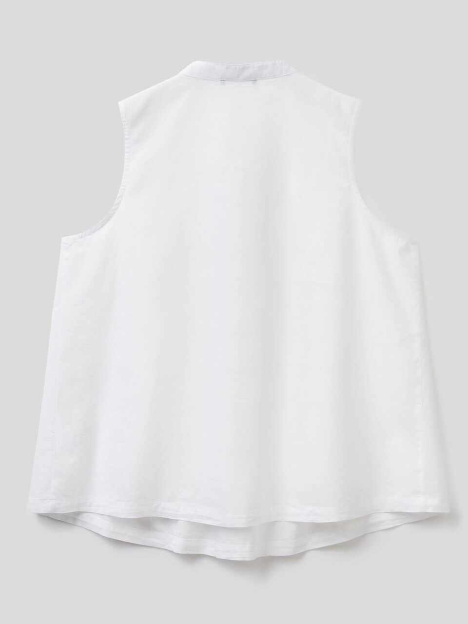 Flared blouse with embroidered chest image number 2