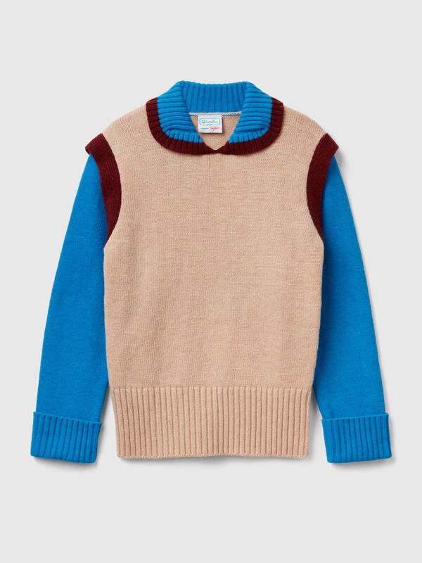 Stranger Things sweater with collar Junior Girl