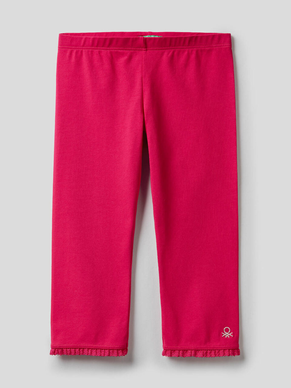 3/4 leggings in stretch cotton image number 1
