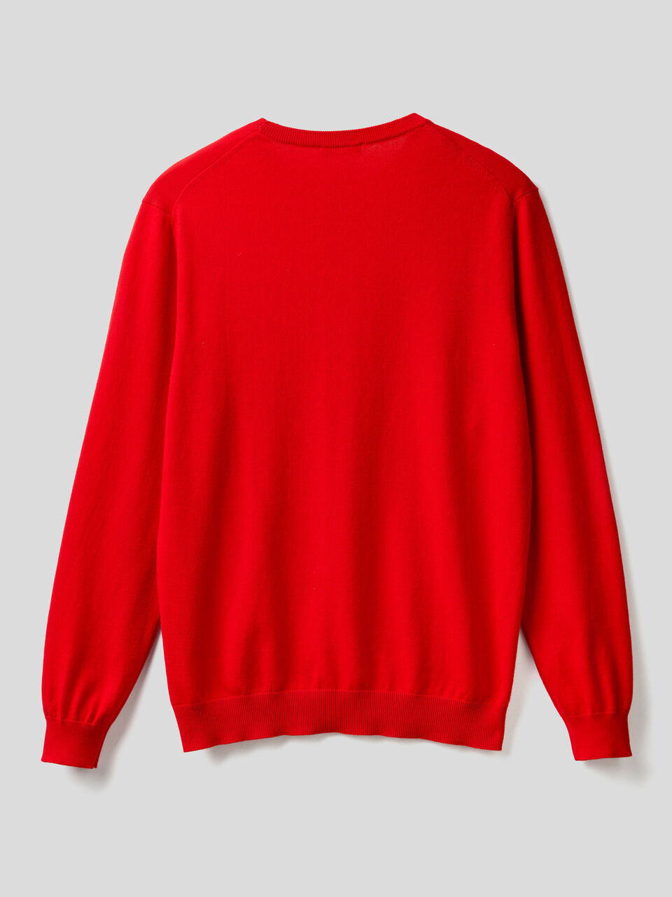 100% cotton crew neck sweater image number 2