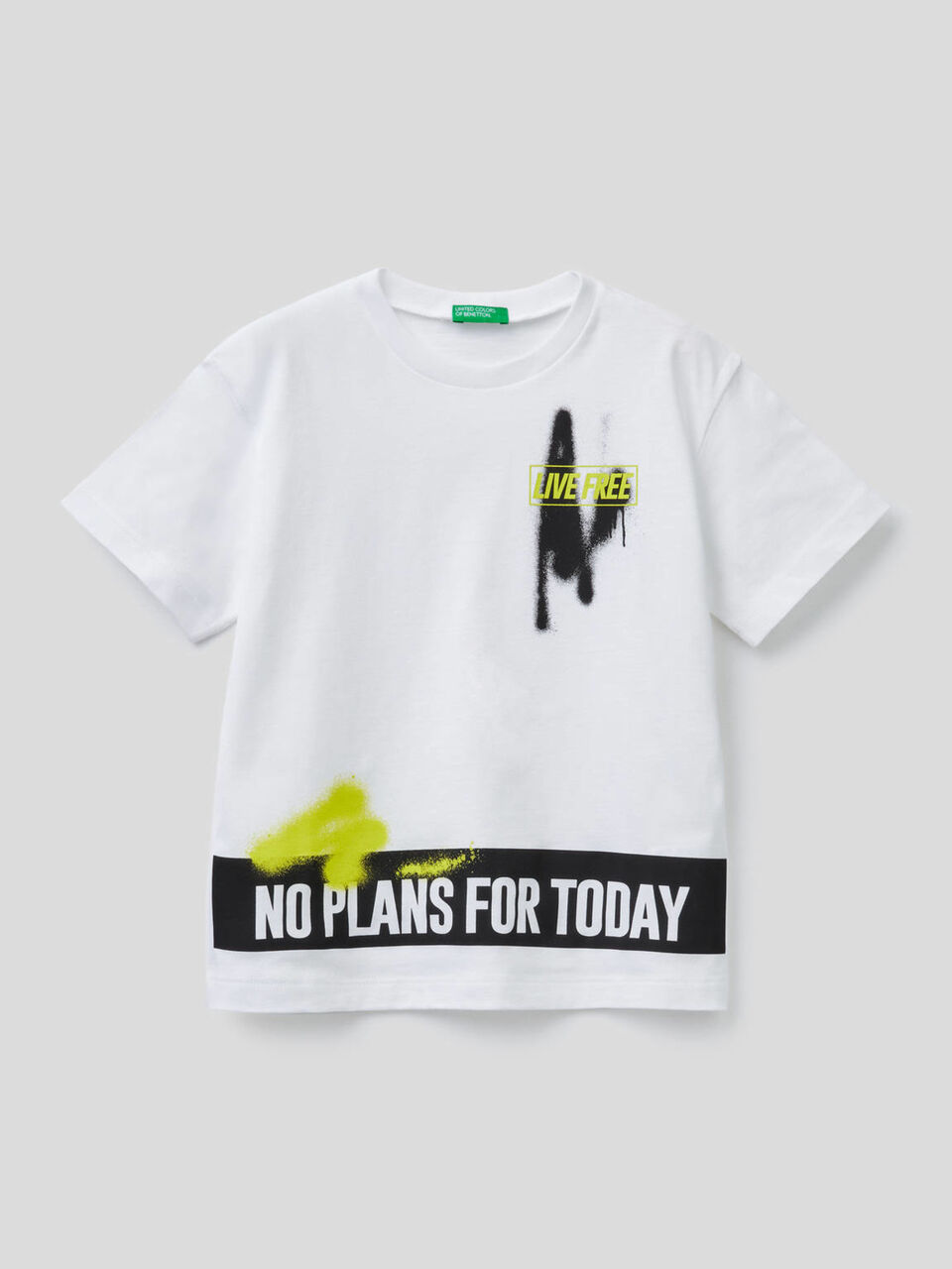 Organic cotton t-shirt with print image number 1