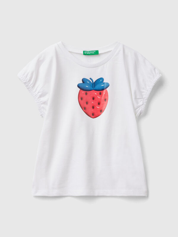 T-shirt with balloon effect print Junior Girl
