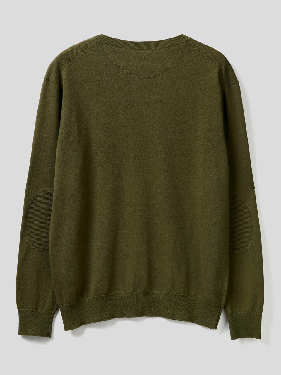 Sweater in cashmere and cotton blend image number 2