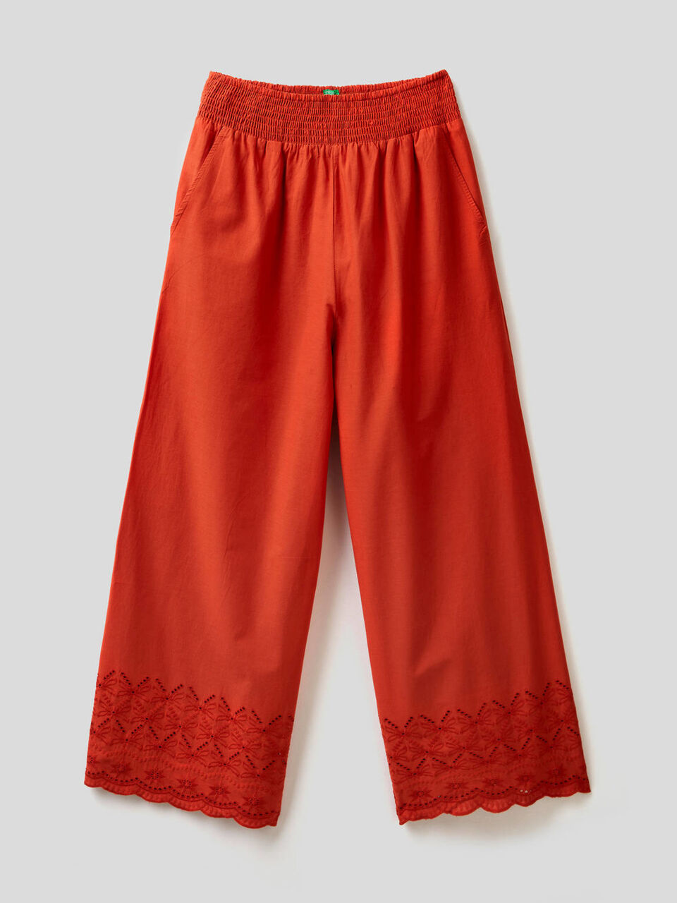 Pants with embroidery image number 1