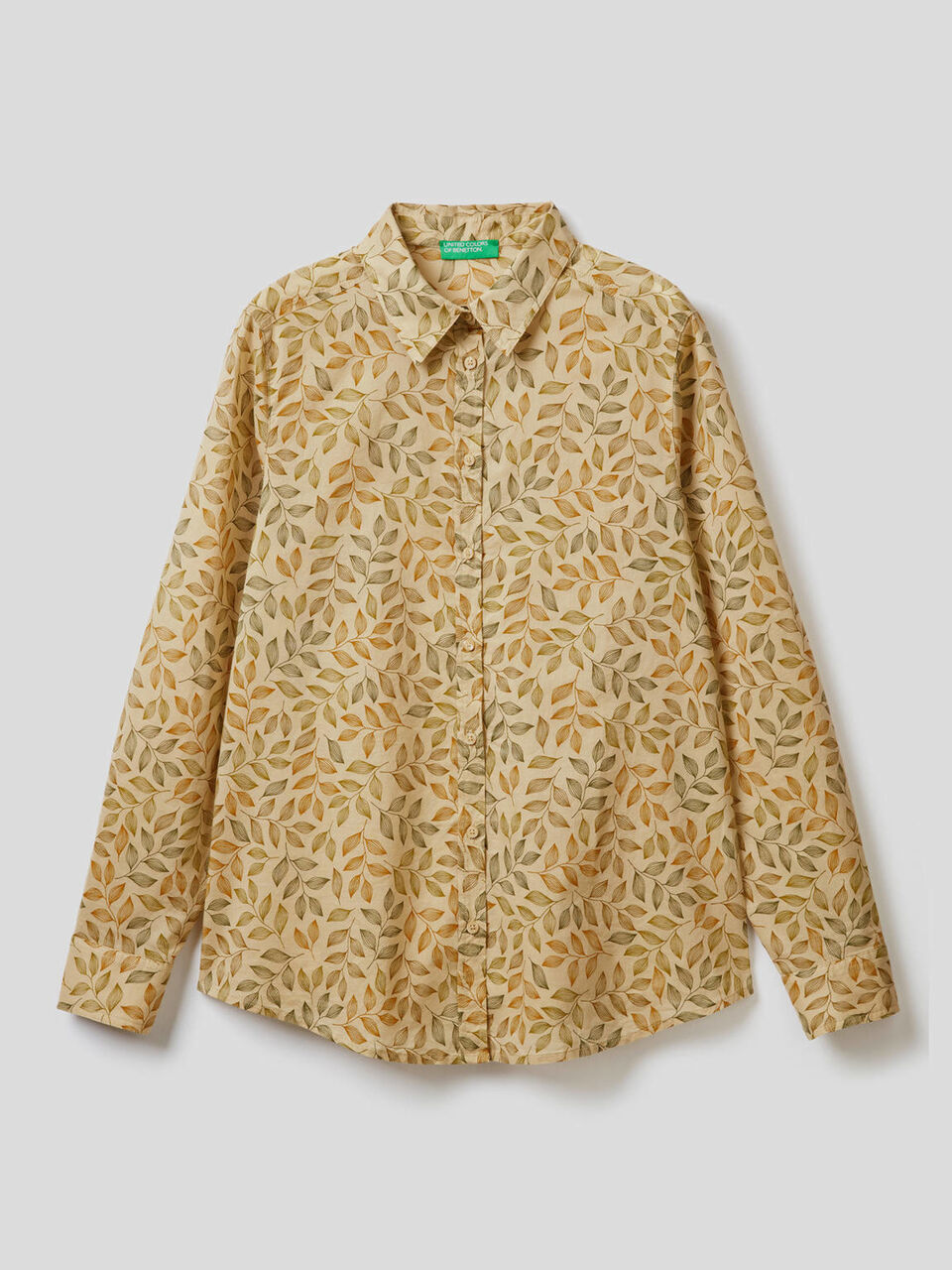 Shirt with allover pattern image number 1