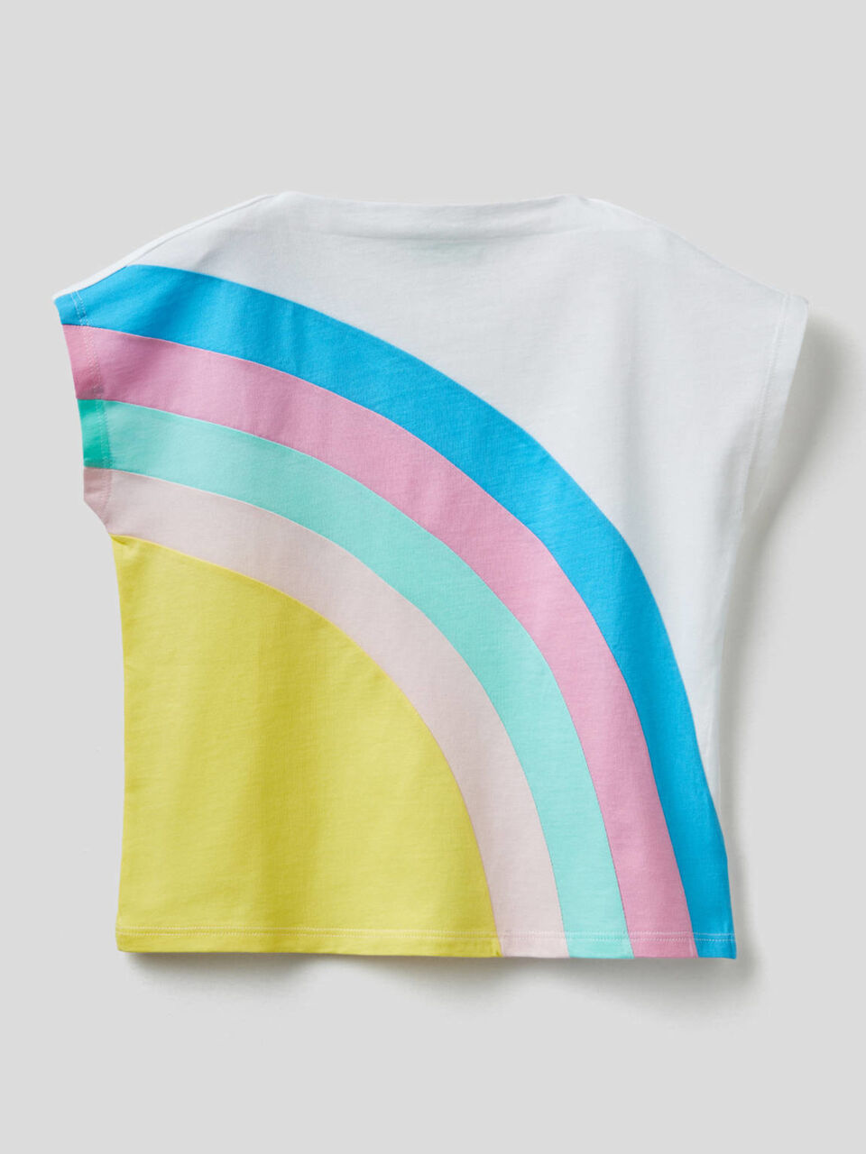 T-shirt with rainbow inserts image number 1