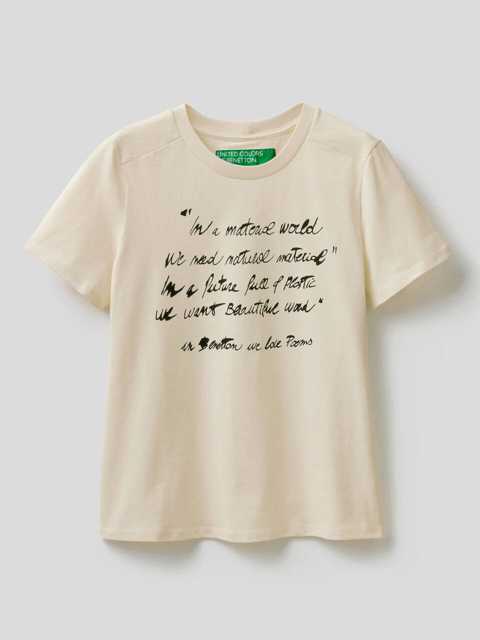 Organic cotton t-shirt with print image number 1