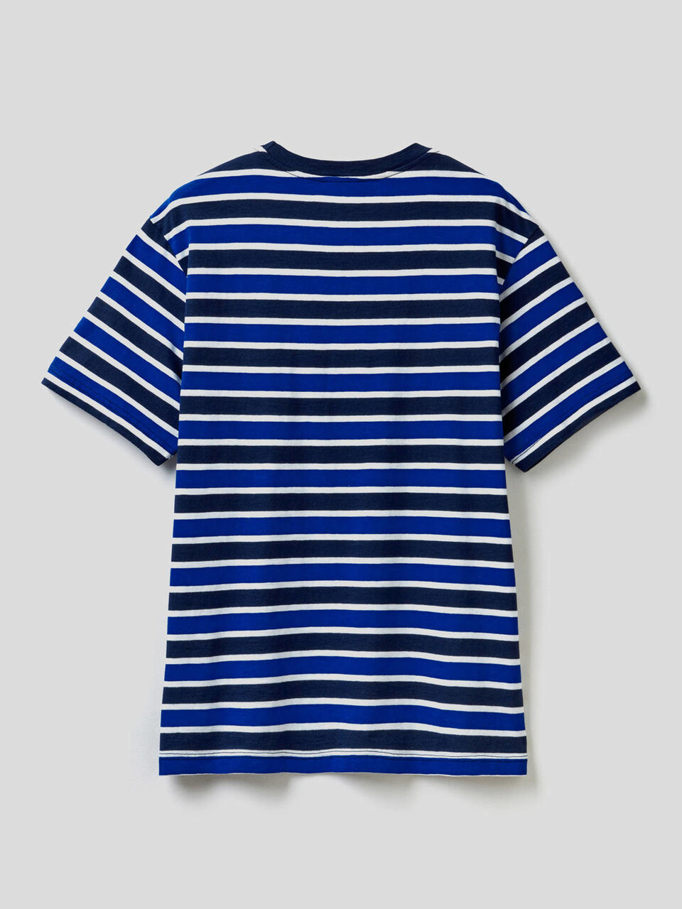 Striped t-shirt with clashing pocket image number 2