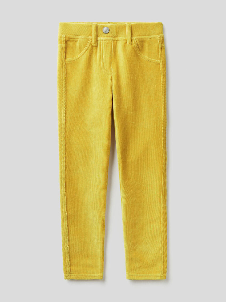 Super skinny chenille trousers image number 1