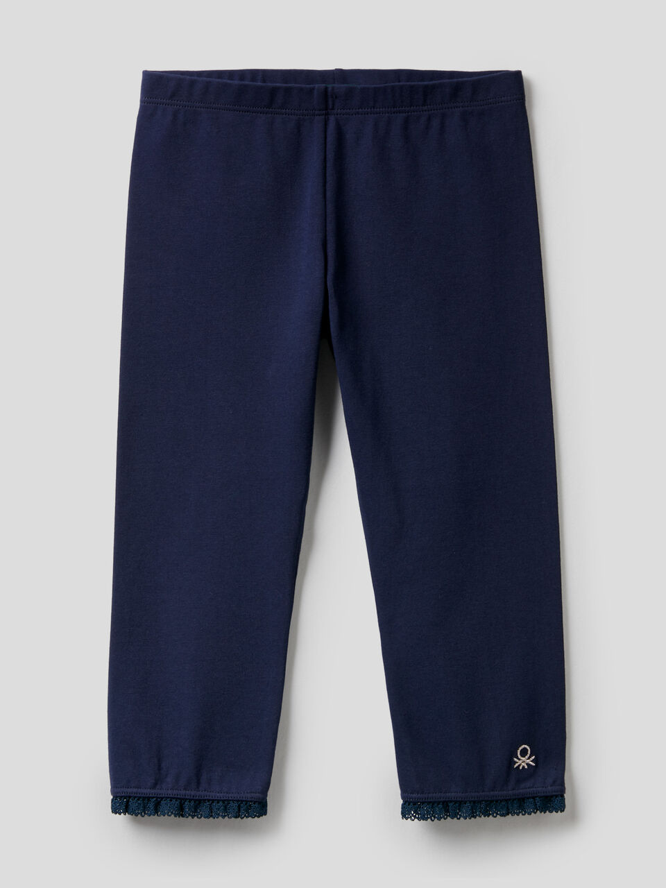 3/4 leggings in stretch cotton image number 1
