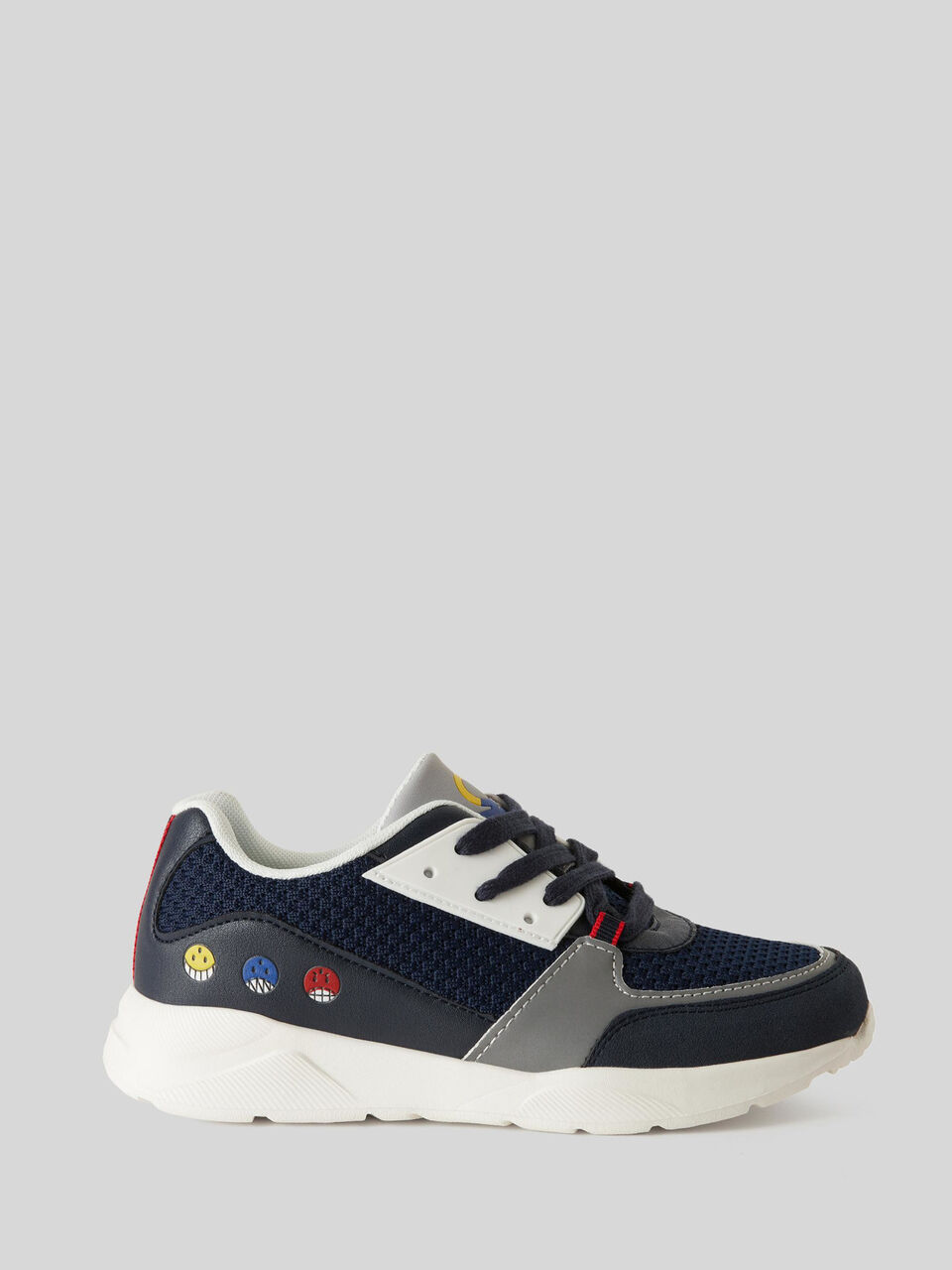 Sneakers with print and embroidery image number 1