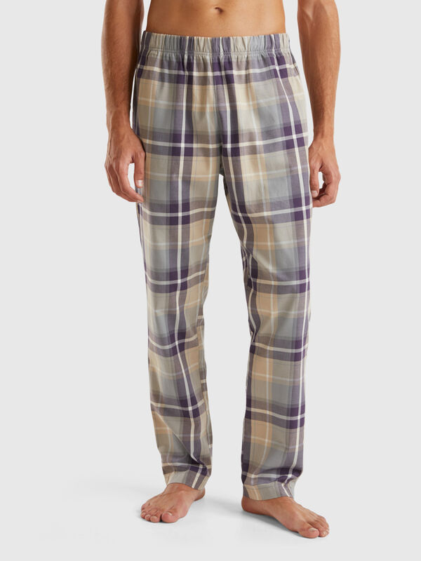 Tartan plaid trousers Men