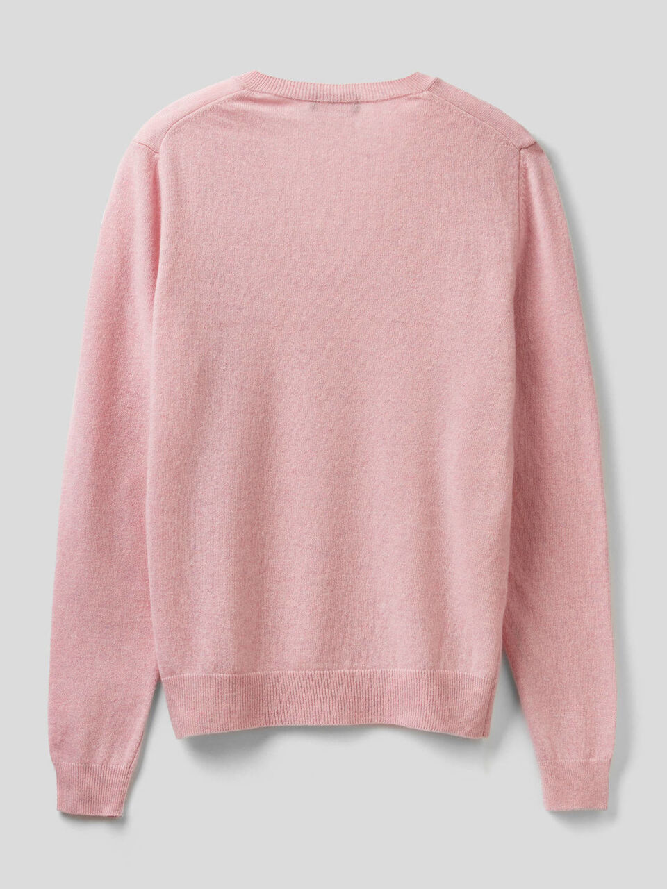 V-neck sweater in pure virgin wool image number 2
