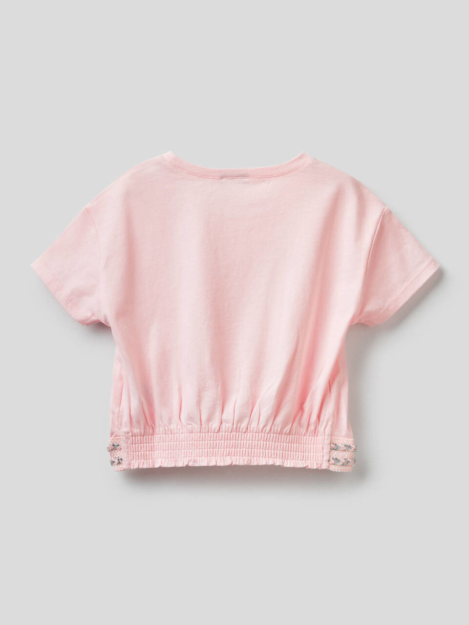 Cotton t-shirt with cropped pocket image number 2