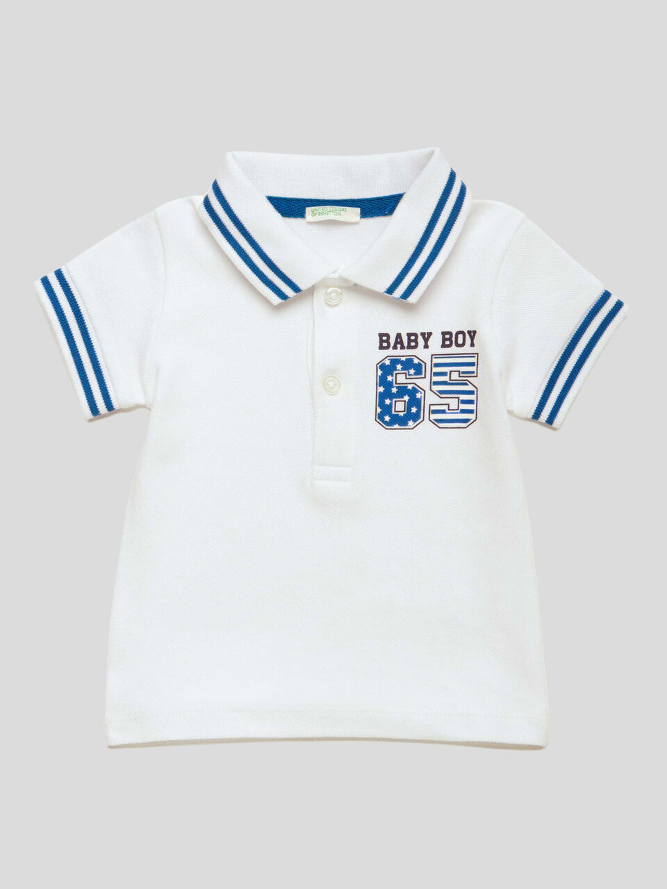 Polo with print at left breast image number 1