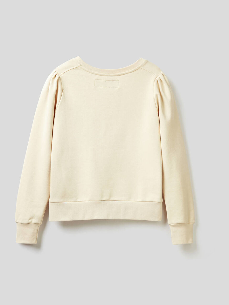 Sweatshirt in organic cotton with embroidery image number 2