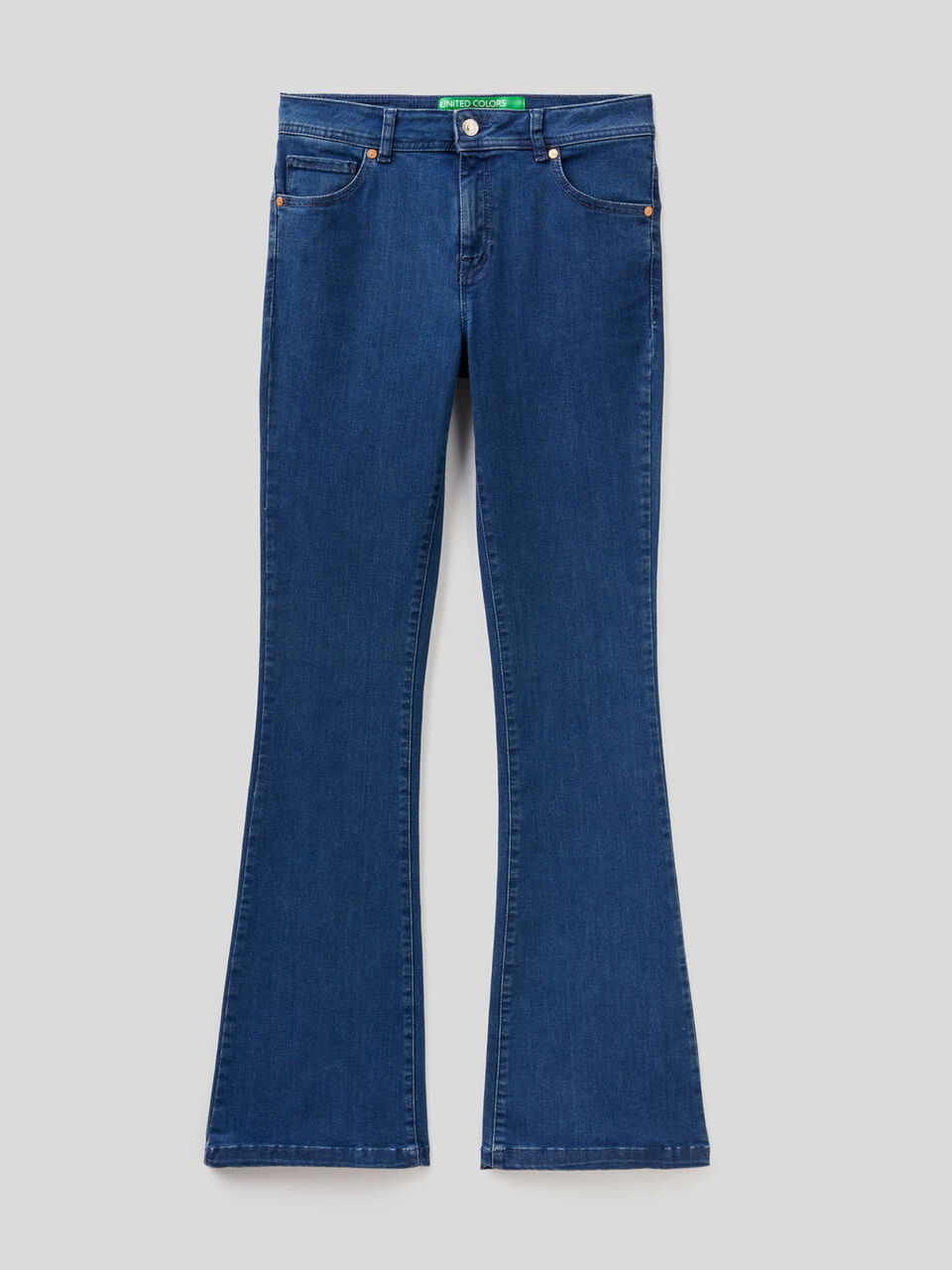 Stretch flared jeans image number 1