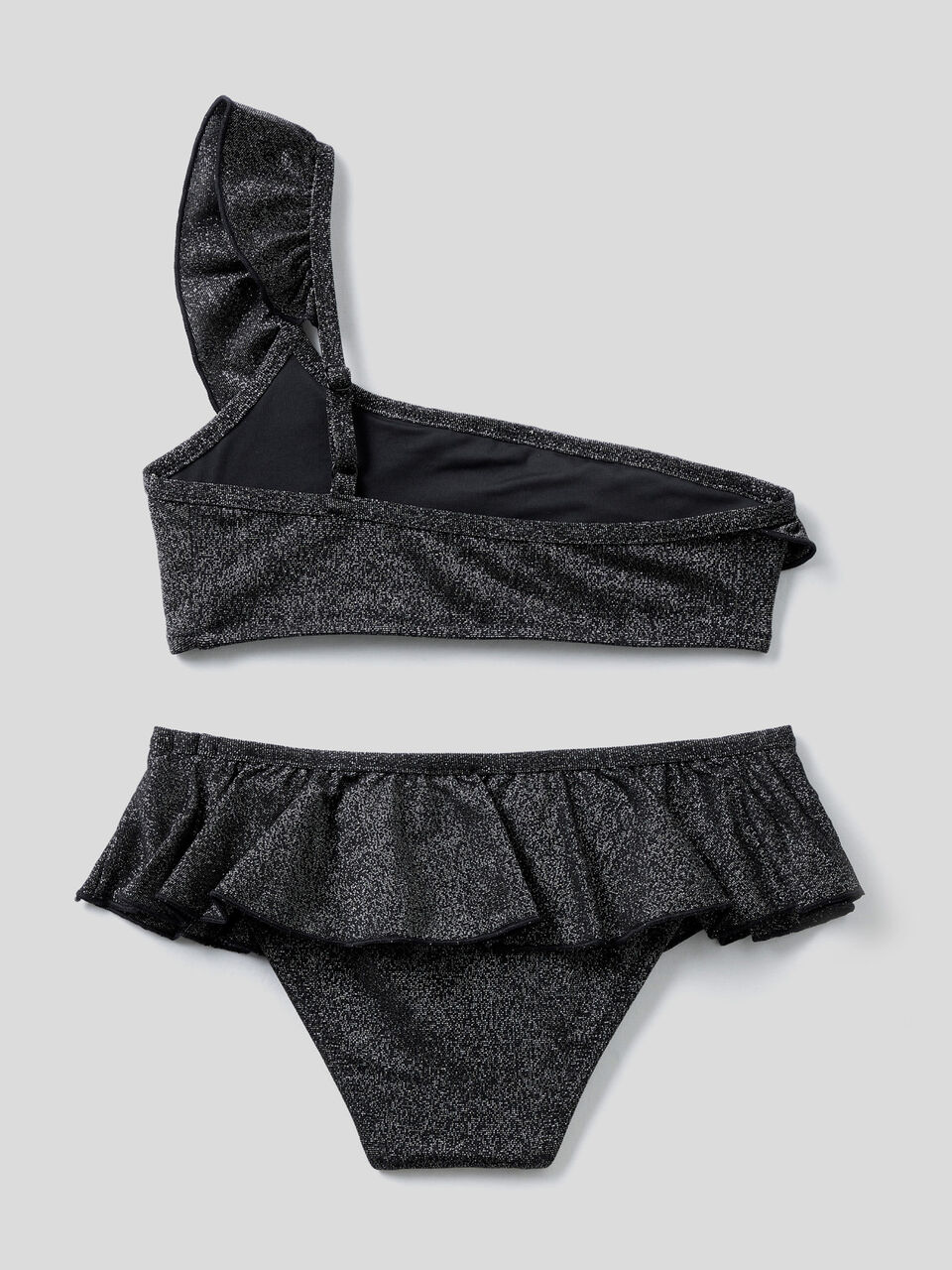 Bikini with frills in lurex image number 2