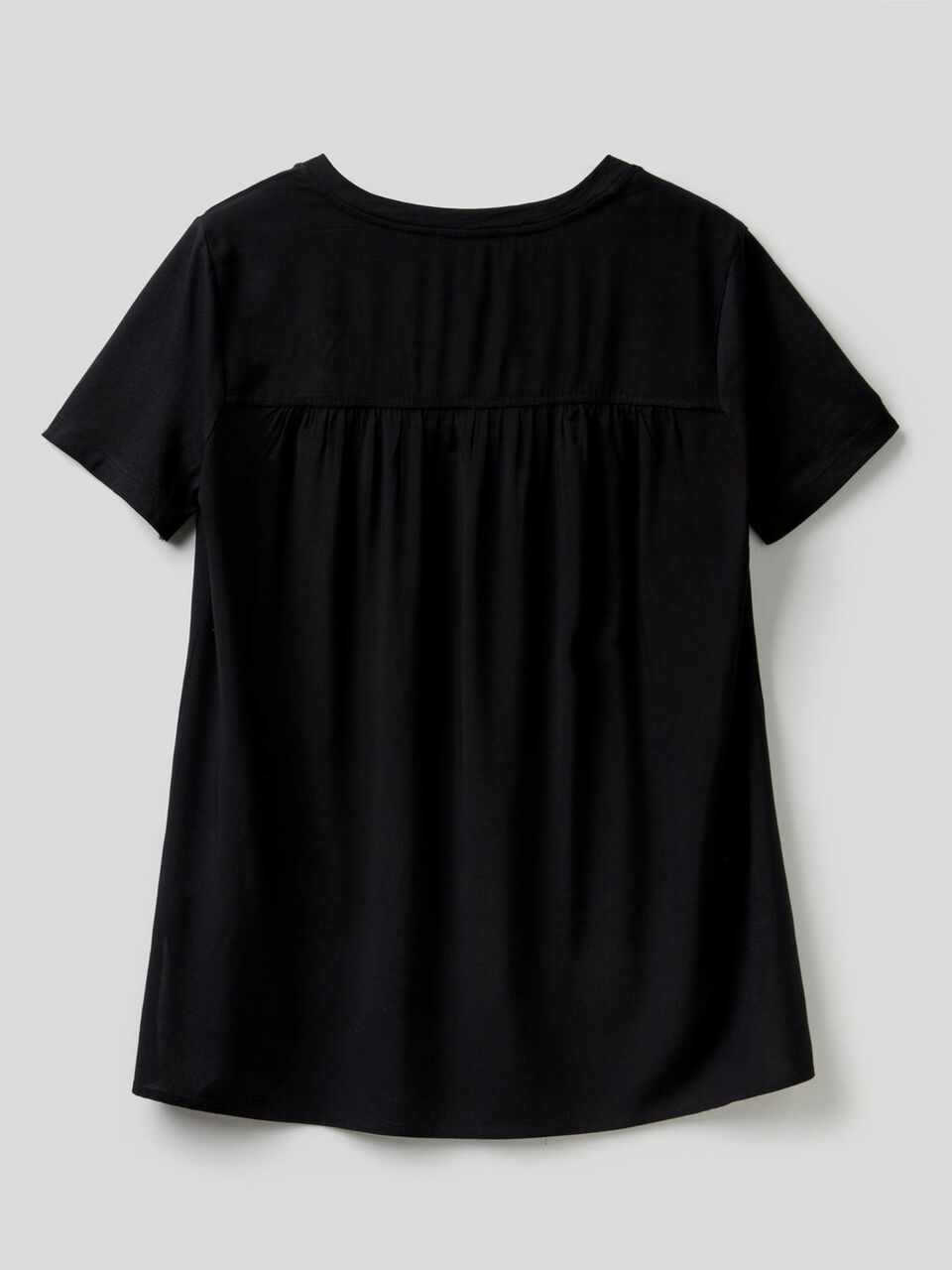 T-shirt with back in viscose image number 2