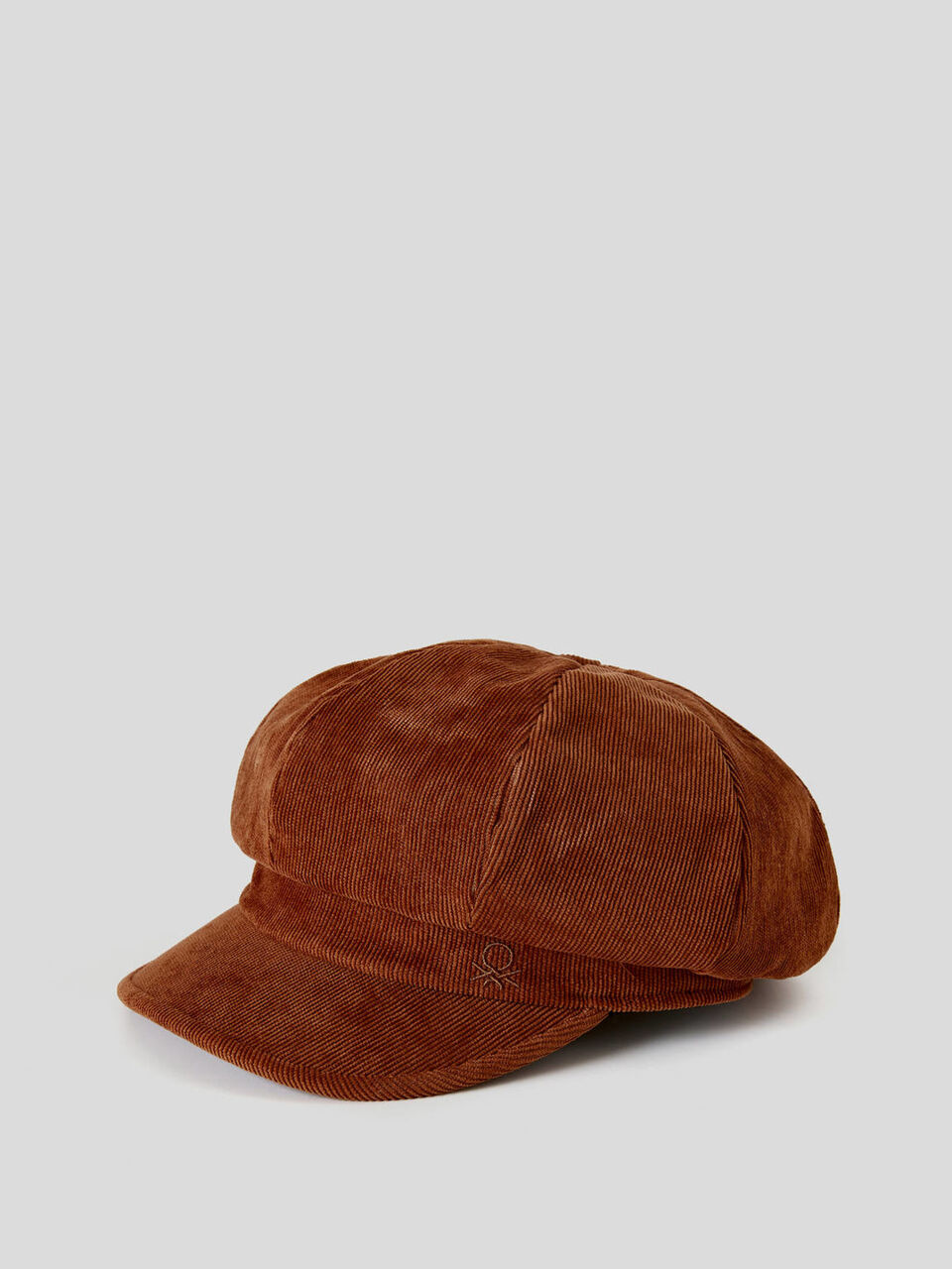 Velvet beret with brim image number 1