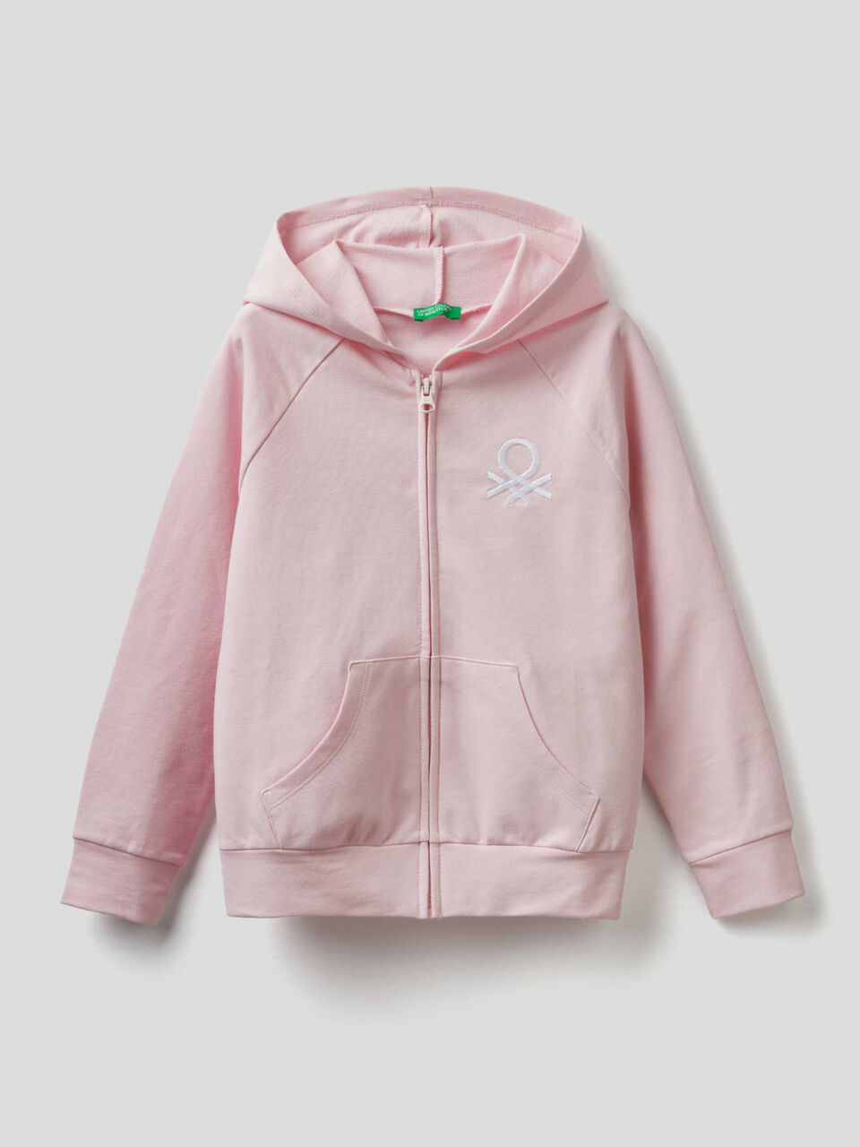 Hoodie with logo embroidery image number 1