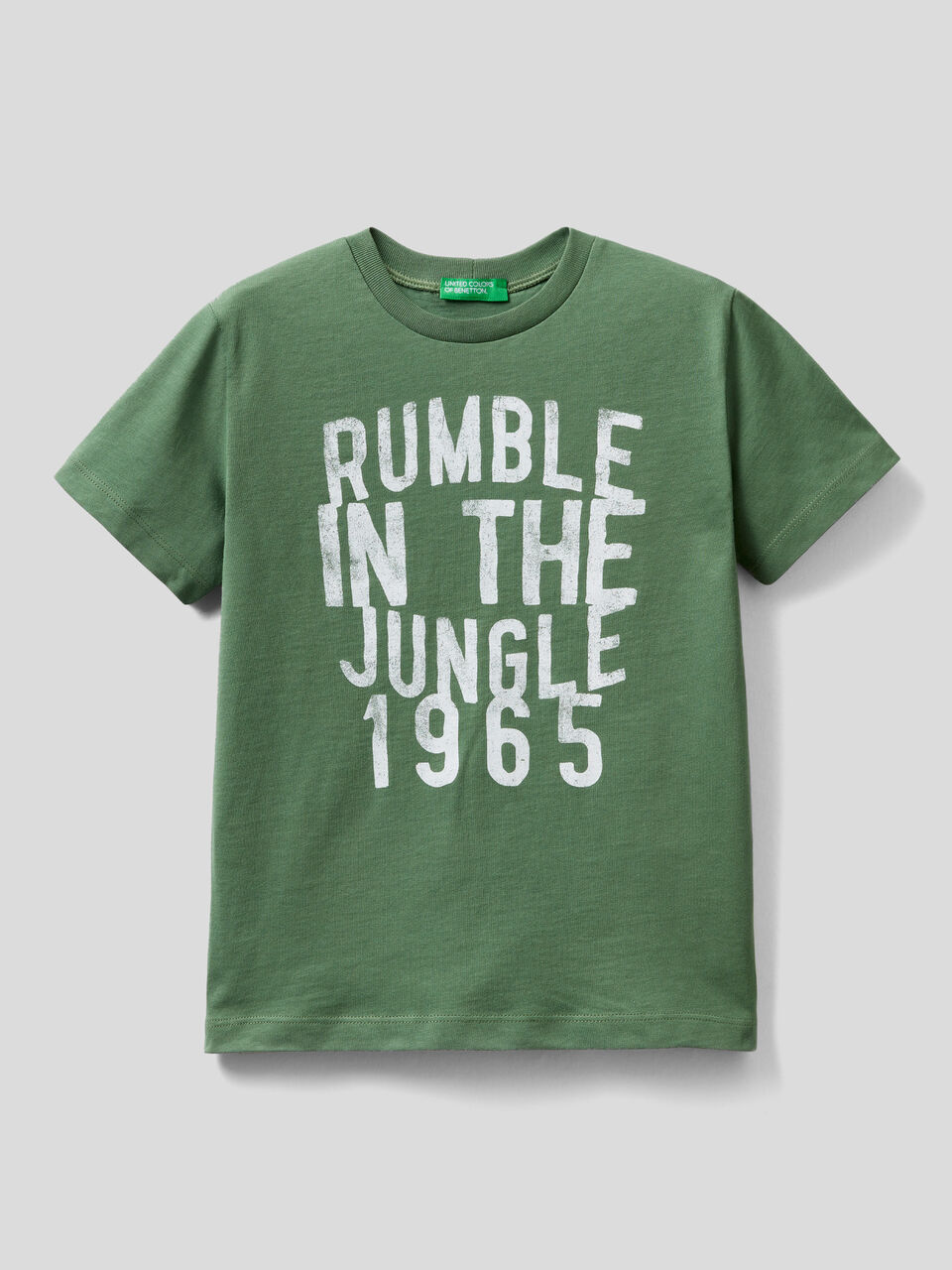 Sweater in cotton with print image number 1