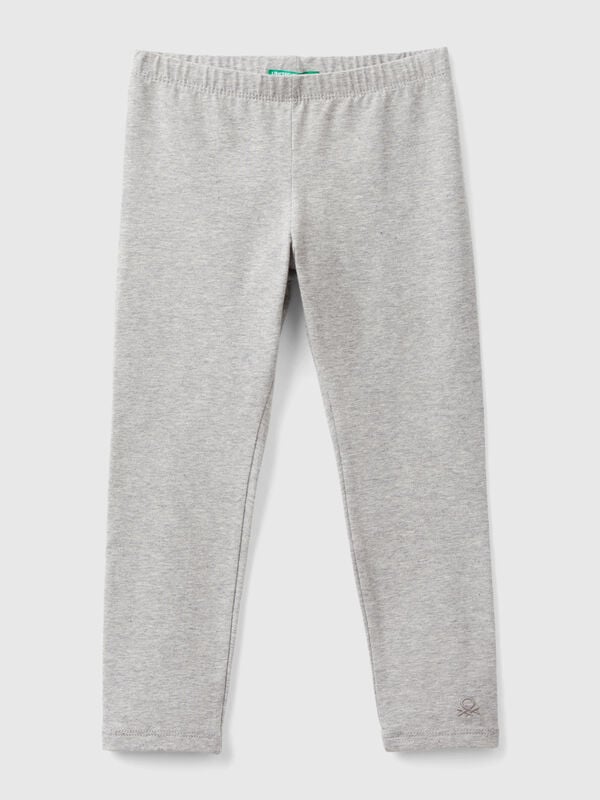 Stretch cotton leggings Junior Girl