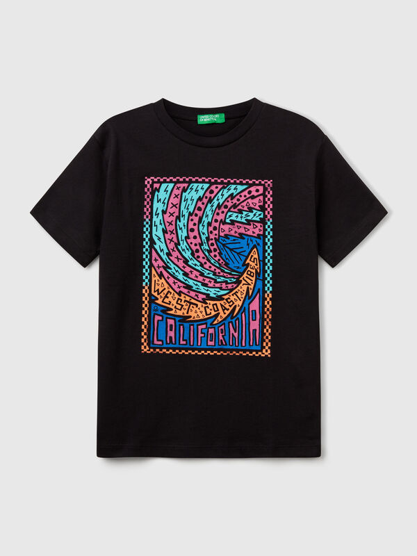 Cotton t-shirt with print Junior Boy